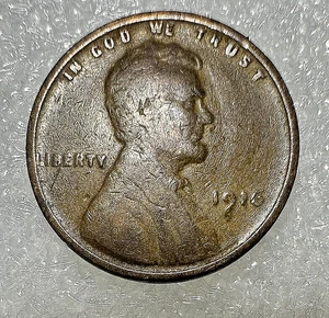 Centesimo di grano Lincoln 1916 BN conio inferiore - Foto 1 di 2