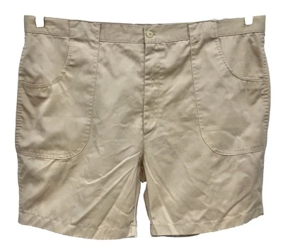 Pantalones Cortos Vintage Recess Para Hombre Talla 44 Ligeros Informales Caqui 7" Entrepierna Tiro Alto Foto 1 de 4