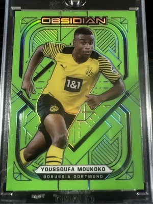 2021-22 Obsidian Soccer Youssoufa Moukoko /3 - Image 1 of 3