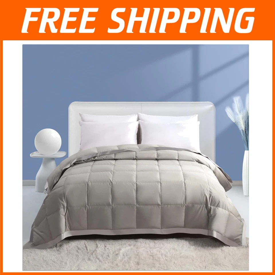 Ultra-Soft Lightweight Comforter with Satin Trim - Perfect for All Seasons - Image 1 of 4