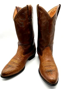 Ariat Men's Leather Western Cowboy Boots Size 9 U.S. #34288 - Imagen 1 de 11