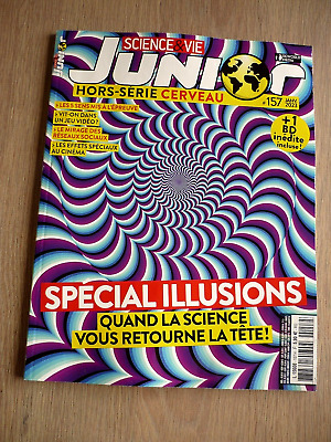 Science&vie  Junior  Hs N° 157 -  Janvier  2023 /  Special  Illusions • 3.25€