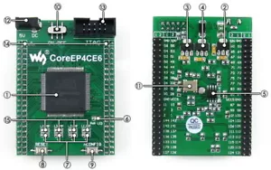 Scheda di sviluppo CoreEP4CE6 ALTERA Cyclone IV EP4CE6E22C8N debug JTAG - Foto 1 di 6
