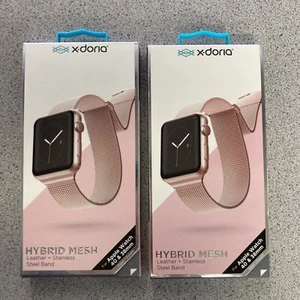 ✅ X-Doria Hybrid Mesh Band for Apple Watch 38mm (Rose) - Zdjęcie 1 z 5
