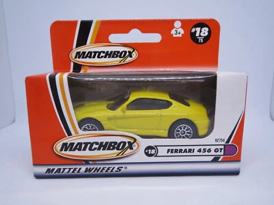 Matchbox FERRARI 456 GT Yellow 2001 #18/75 Mint Window Box Vintage Superfast MIB - Image 1 of 4