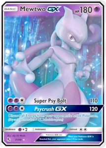 Pokémon TCG Mewtwo GX 31/68 Hidden Fates Full Art Ultra Rare Holo - Picture 1 of 1