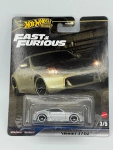 2024 HOT WHEELS PREMIUM FAST & FURIOUS J NISSAN 370Z RELEASE J SILVER - Picture 1 of 1