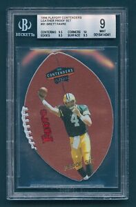1998 Playoff Contenders Leather Proof Set (Red) #31 Brett Favre True 1/1 Packers