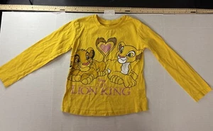 Disney The Lion King yellow shirt kids size 7-8 - Picture 1 of 4