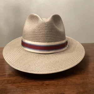 Goorin Bros Genuine Men’s Panama Fedora Hand Woven Shantang Hat USA Made - Picture 1 of 7
