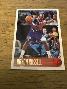 Bryon Russell Jazz 1996-97 Topps #190