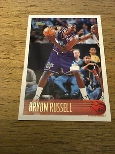 Bryon Russell Jazz 1996-97 Topps #190 - Picture 1 of 1