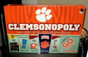 CLEMSON UNIVERSITY Clemsonopoly Monopoly Game: BRAND NEW: 2-5 Players: Ages 8+ - Picture 1 of 7