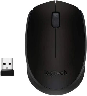 Logitech M171 Kabellose Maus, 2.4 GHz Verbindung via USB-Empfänger - Bild 1 von 4