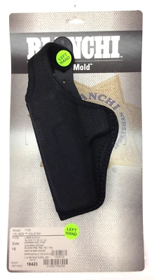 BIANCHI CRUISER ACCUMOLD Sz. 13 THUMB SNAP MODEL 7105 BLACK HOLSTER GLOCK SIG LH