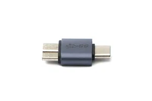 SYSTEM-S USB 3.1 Adapter Type C Plug To 3.0 Micro B Plug Unidirectional - Zdjęcie 1 z 4