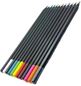 12 Colouring Pencils Set Super Soft for Kids Adult Books Artist Drawing School - Picture 1 of 8
