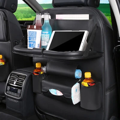 KFZ Rücksitz Tisch Multi Tasche Rücklehneschutz Auto Organizer Aufbewahrung - Bild 1 von 4