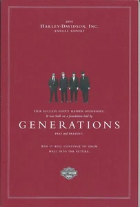 Annual Report - Harley Davidson - 2001 (AR89)  - Photo 1 sur 1