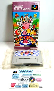 Nintendo Famicom Game Soft Kirby of the Stars Kirby bowl Super With Box Cartrige - Picture 1 of 12