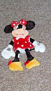 Minnie Mouse Puppe Plüschtier Stofftier ROTES Kleid gepunktet weich Disney 18 Zoll - Bild 1 von 1