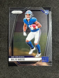 2024 Panini Prizm Rookie Malik Nabers #370 Base Prizm (RC) New York Giants - Picture 1 of 2
