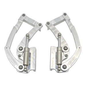 1955-56 CHEVY BILLET ALUMINUM HOOD HINGES MACHINED EDDIE MOTORSPORTS MS149-30M - Picture 1 of 1
