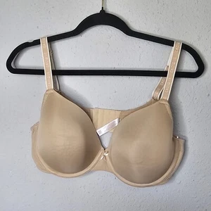 Cacique Tan Nude Lightly Lined T Shirt Bra 38DD Underwire *Flaw*READ* - Picture 1 of 15
