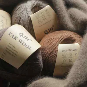 10Pcs Set Natural Yak Wool Yarn Hand Knitting Sweaters Scarves Woven Crochet - Picture 1 of 26