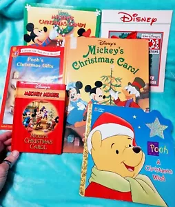 6 Christmas Books For Kids In Excellent Condition Micky, Pooh, Dalmations - Picture 1 of 20