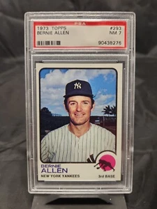#293 Bernie Allen 1973 Topps PSA 7 NM - Picture 1 of 2