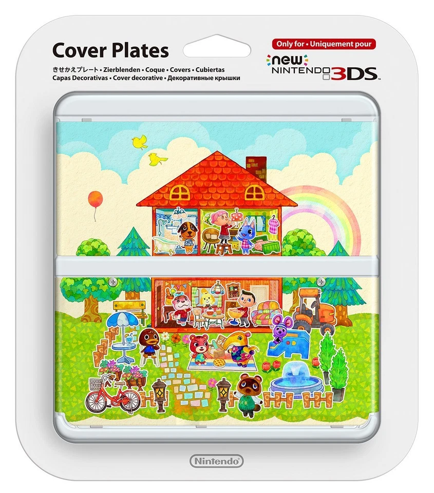3ds Kisekae Cover Plates No.062 Animal Crossing Happy Home Design Japan