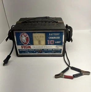 Vintage FISK Tire Model: F1010 Battery Charger 6V/12V 10 Amp USA Tested - Picture 1 of 14