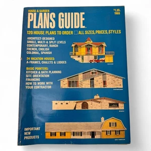 Guida Piani Casa e Giardino 1969 120 Piani Casa Ranch Coloniale Spagnolo Vintage - Foto 1 di 6