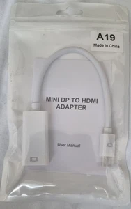 VictSing Mini Display Port DP ThunderBolt to HDMI Adapter Cable Macbook Pro iMac - Picture 1 of 6