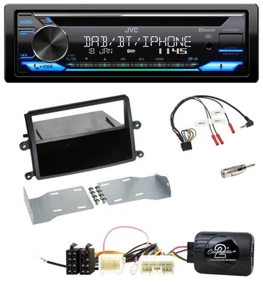 JVC Bluetooth Lenkrad USB DAB CD Autoradio für Mitsubishi L200 2006-2015 - Bild 1 von 4