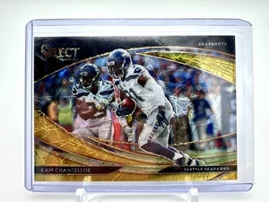 2019 Panini Select Snapshots Gold Prizm /10 Kam Chancellor #18 - Picture 1 of 7