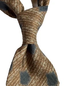 Men's Giorgio Armani Cravatte Gold 100% Silk Neck Tie - Picture 1 of 6