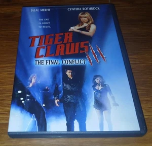 TIGER CLAWS III 3: The Final Conflict DVD 2001 Jalal Merhi Rothrock Martial Arts - Foto 1 di 4