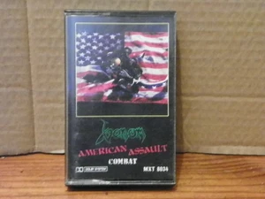 1985 Venom American Assault Cassette Tape Combat Records Death Metal - Picture 1 of 6