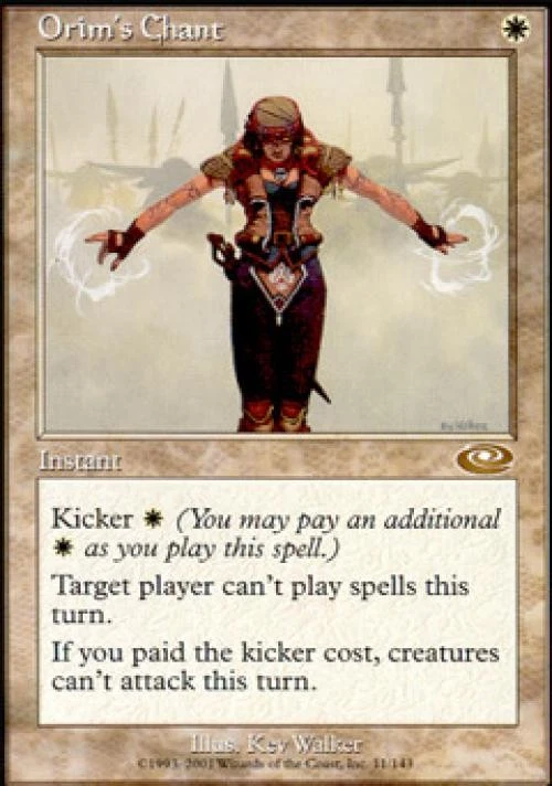 Orim's Chant - Medium Play MTG Planeshift - Image 1 of 1
