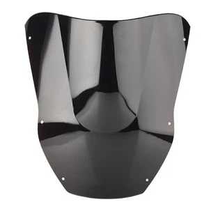 Parabrisas doble burbuja negro para Kawasaki Ninja ZX12R ZX-12R 00-01 - Imagen 1 de 8