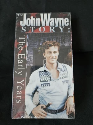JOHN WAYNE  American Hero VHS 2 The John Wayne Story: The Early Years SEALED VHS - Image 1 of 3
