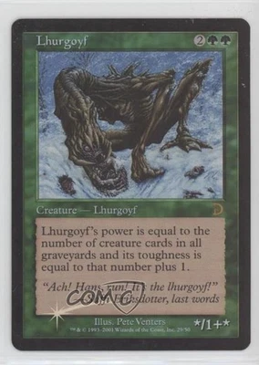 Lhurgoyf (Foil) Magic: Deckmasters Starter Decks Garfield vs Finkel #29 2001 - Image 1 of 2
