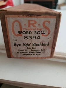 Q.R.S. Wortrolle für ein Spielerklavier, 8394 "Bye Bye Blackbird" - Bild 1 von 11