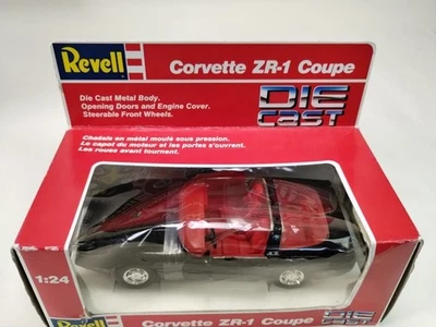 NOS Revell 雪佛兰 Corvette ZR-1 Coupe 压铸 1: 24 黑色 — 第 1/4 张图片