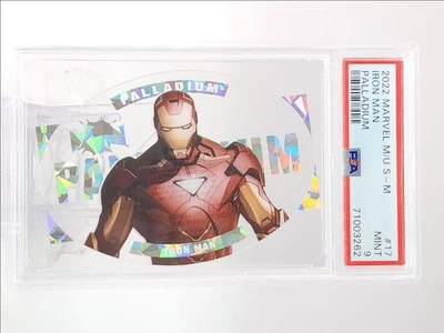 IRON MAN 2022 SKYBOX MARVEL METAL SPIDER-MAN PALLADIUM DIE CUT PSA 9 Q1681 - Image 1 of 2