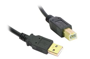Cable de impresora 3M 3 metros USB 2.0 A a B - CONECTORES DORADOS - ENVIADO HOY - Imagen 1 de 1