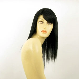 Perruque femme mi longue noir RAPHAELLA 1B - Imagen 1 de 8
