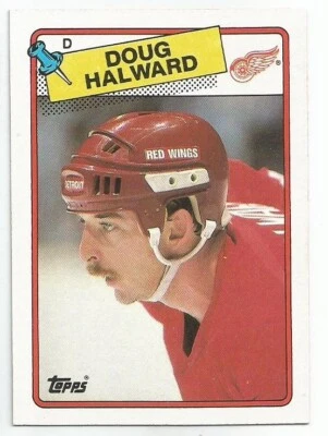 DOUG HALWARD 1988-89 TOPPS CARD MINT CONDITION - Image 1 of 2